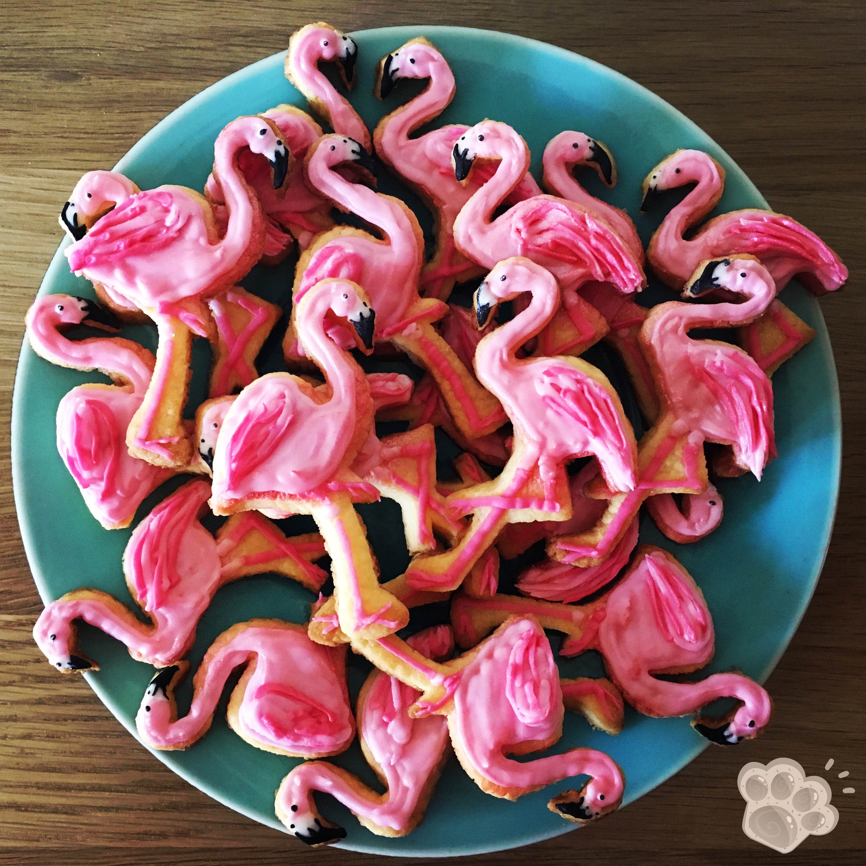 Biscuits Flamant Rose Ou Flamingo Sugar Cookies La Pate D Amanda