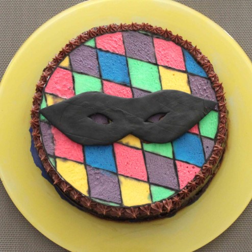 Gateau Arlequin Pour Feter Carnaval La Pate D Amanda